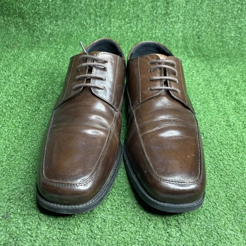 Kenneth‎ Cole Reaction Brown Leather Dress Shoes Men’s Size 9.5
